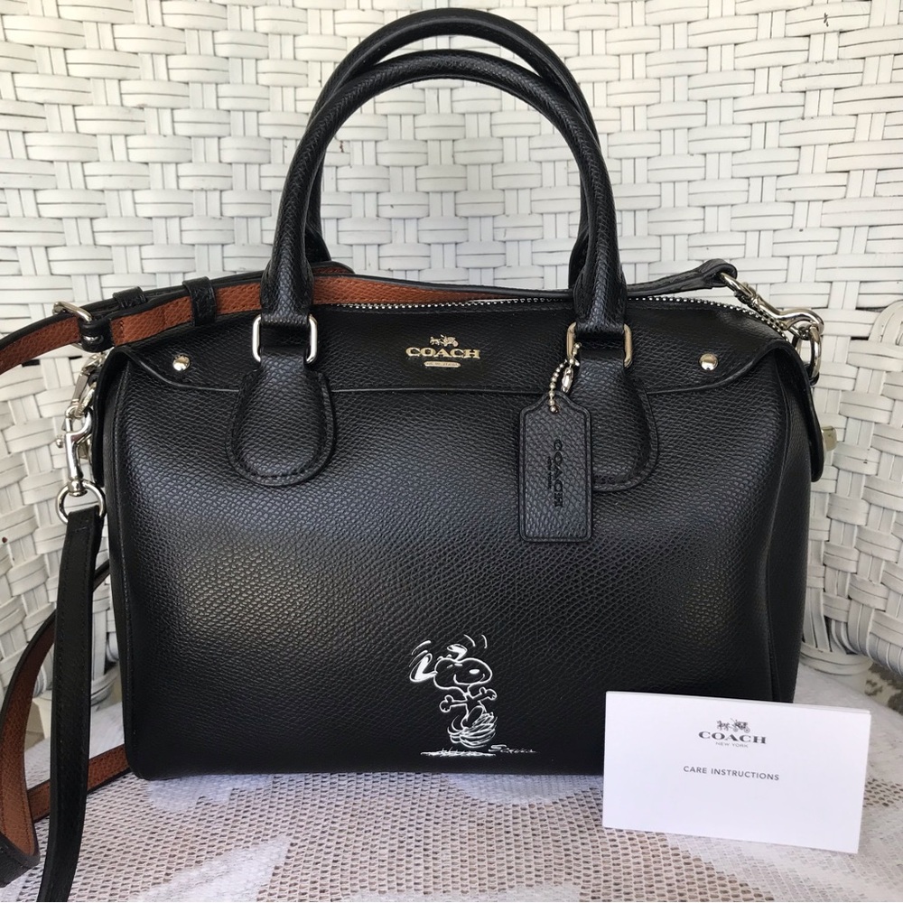 Coach X Snoopy Bennet Satchel